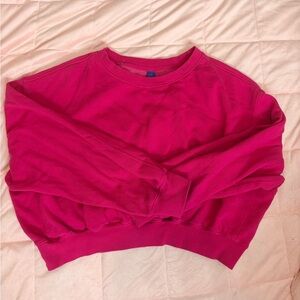 Old Navy Bright Pink Fleece Sweatshirt